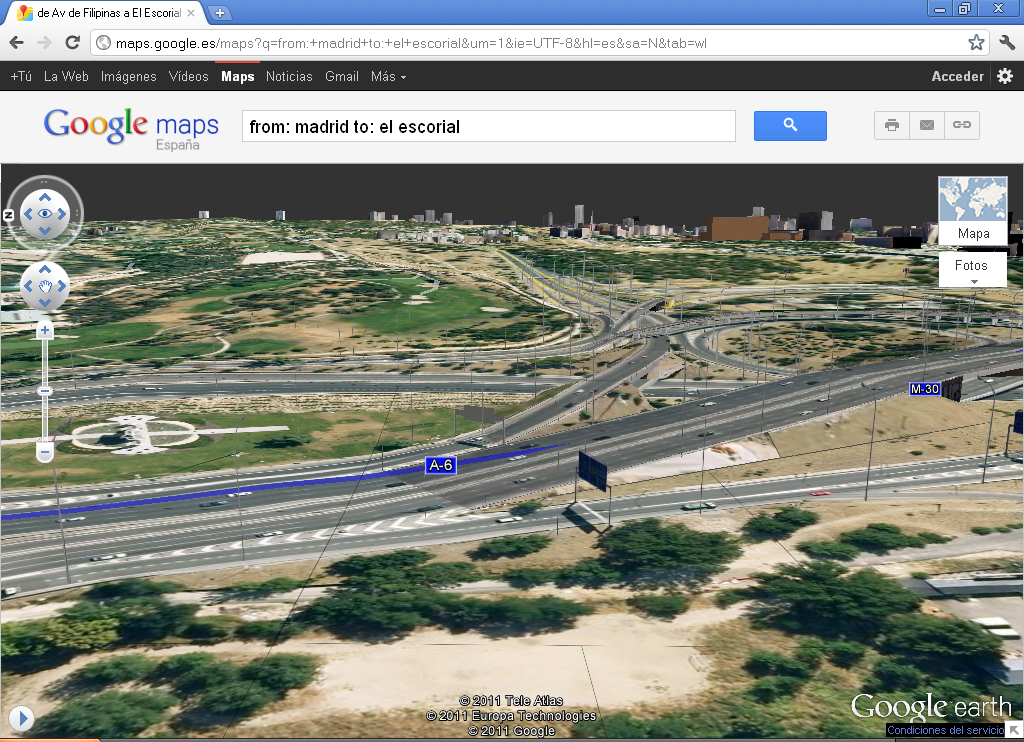 New aerial 3D view in Google Maps Google Map En 3d