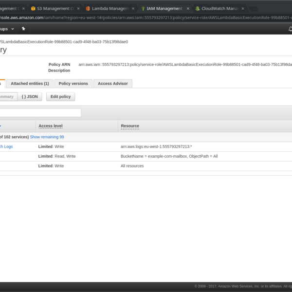 Resumen política IAM