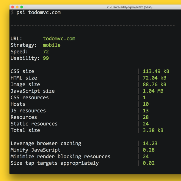 Salida del comando /usr/bin/psi