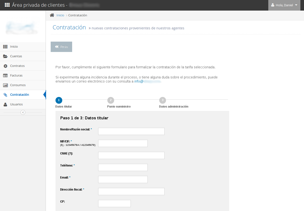 Integración Yii-SugarCRM para creación de contratos por agente comercial