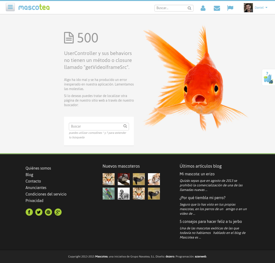 Error 500 personalizado