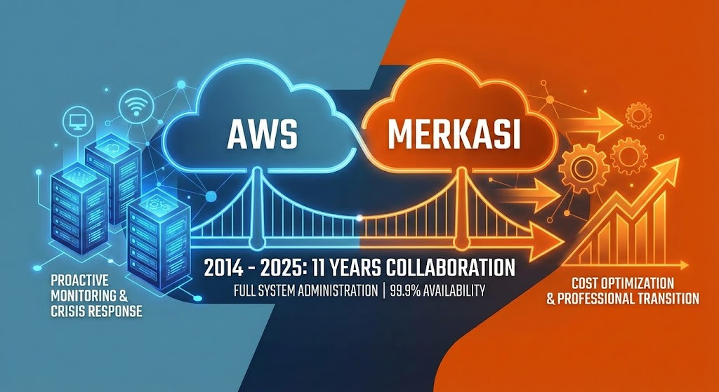 AWS infrastructure management for hosting company with comprehensive system administration and crisis response