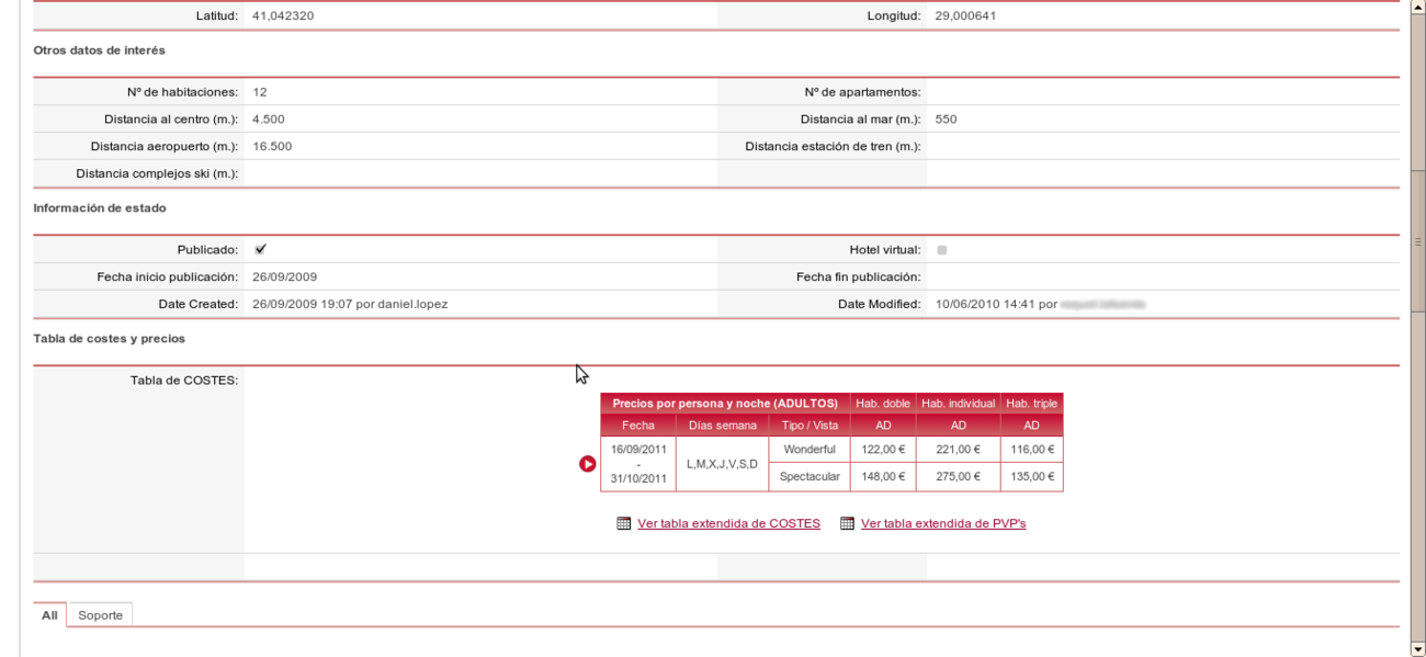 Precios y disponibilidad de hotel