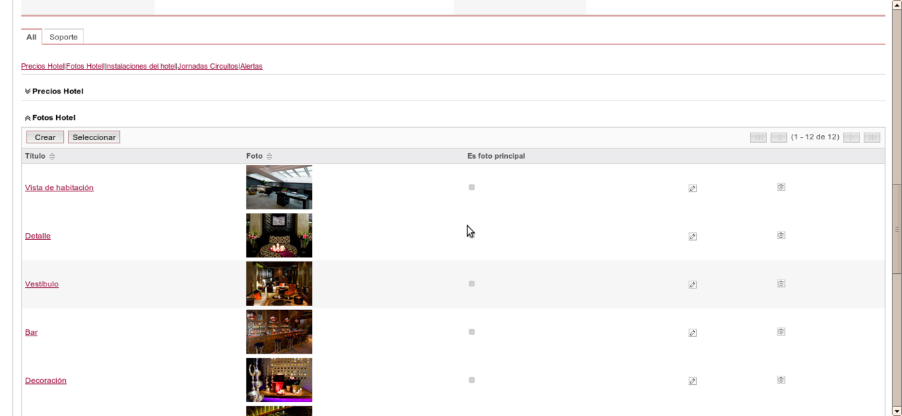 Fotos y servicios de hotel
