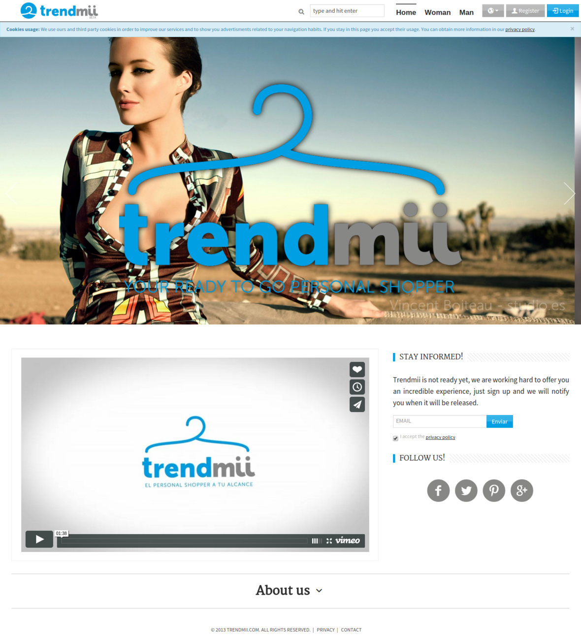 Capacidades multiidioma demostrando versión en inglés